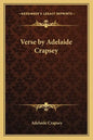 Verse by Adelaide Crapsey - Paperback