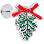 16G 5/16 Red Bow Pine Bough Christmas Labret Monroe Tragus