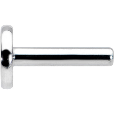 16G 1/4 G23 Titanium Threadless Post Only Labret Tragus