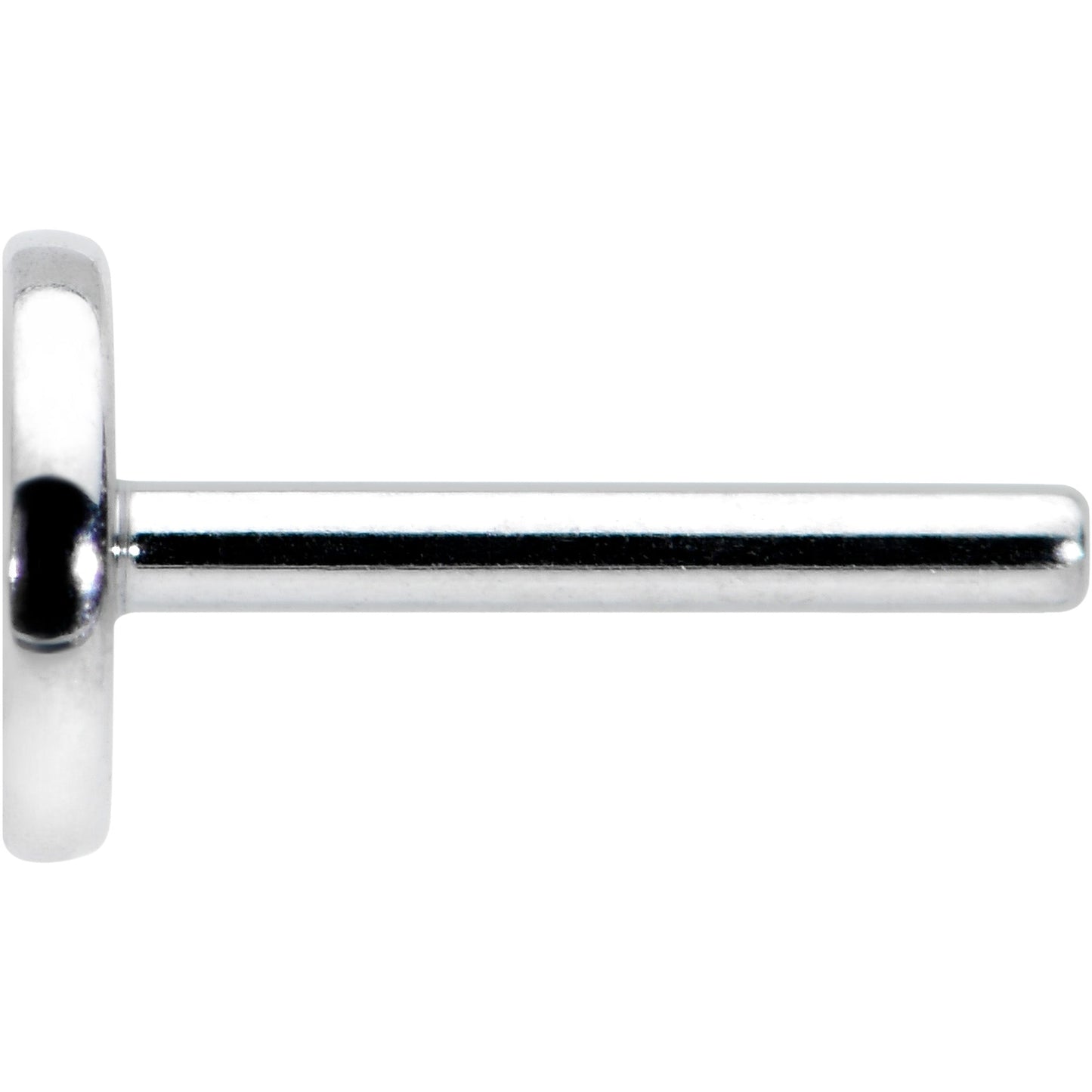 20G 1/4 G23 Titanium Threadless Post Only Labret Tragus Nose