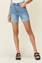 Judy Blue High Waist Tummy Control Fray Hem Shorts