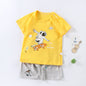 Boys And Girls Summer T-shirt Half Sleeve Suit Shorts Thin