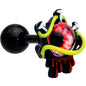 16G 1/4 Black Spiky Eyeball Halloween Cartilage Tragus Earring