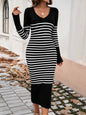Striped Sweater Dress
