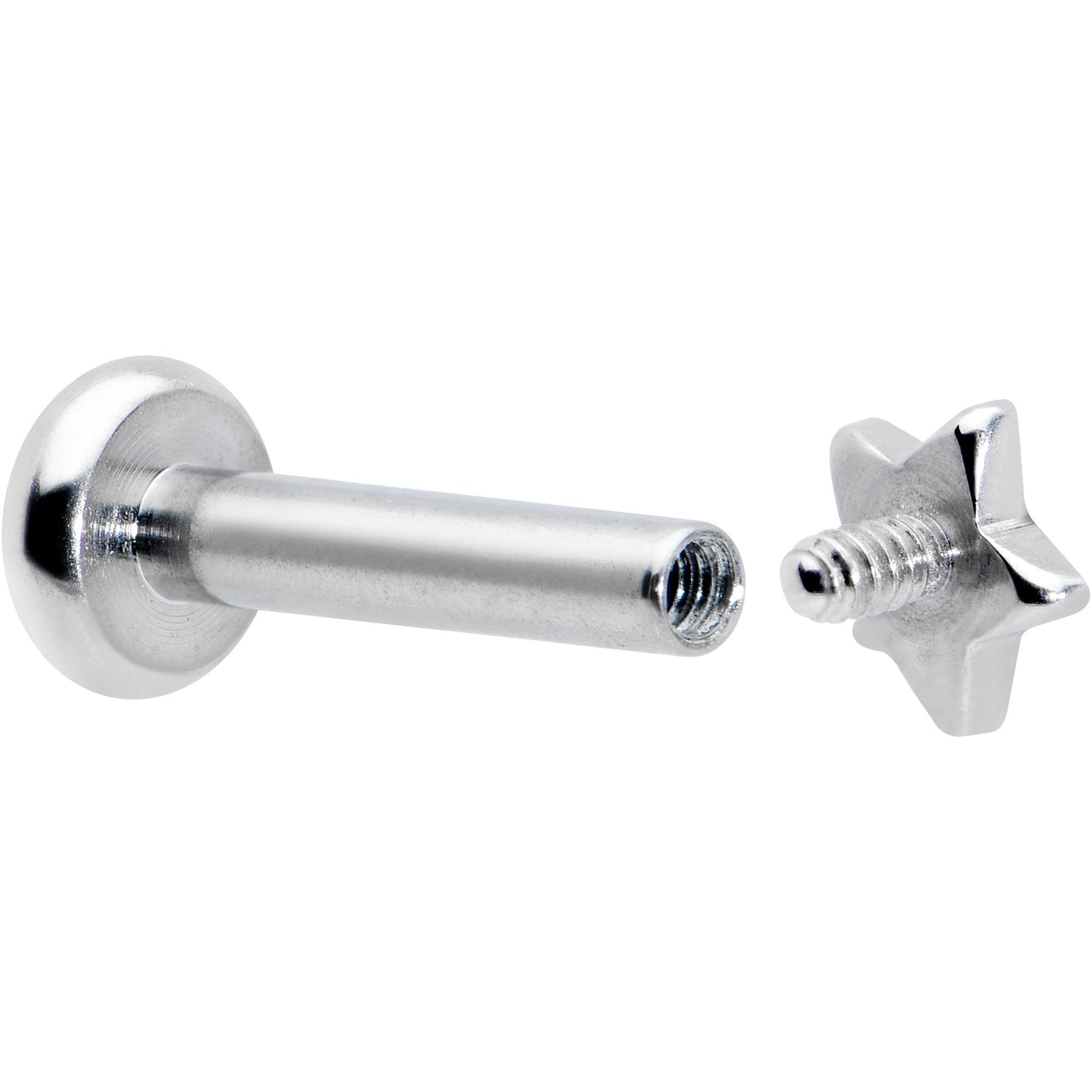 16G 1/4 G23 Titanium Super Star Internal Thread Labret Monroe Tragus