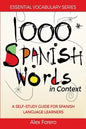1000 Spanish Words in Context: A Self-Study Guide for Spanish Language Learners - Paperback
