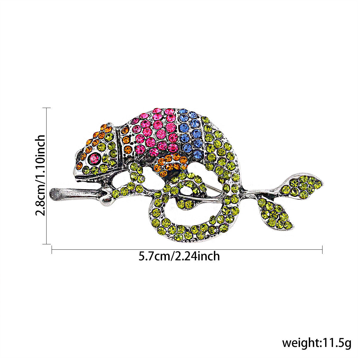 Enamel-dripped Lobster Brooch Accessory For Women