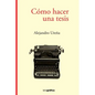 Como hacer una tesis - Paperback