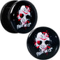 Licensed Friday the 13th Black Jason Mask Screw Fit Plug Set