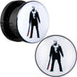 Licensed Friday the 13th Black Jason Voorhees Screw Fit Plug Set