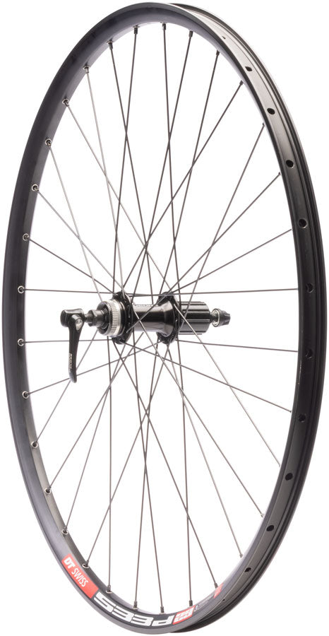 Quality Wheels Deore FH-QC300/DT E593 Rear Wheel - 29" QR x 135mm Center-Lock HG 11 BLK 32H