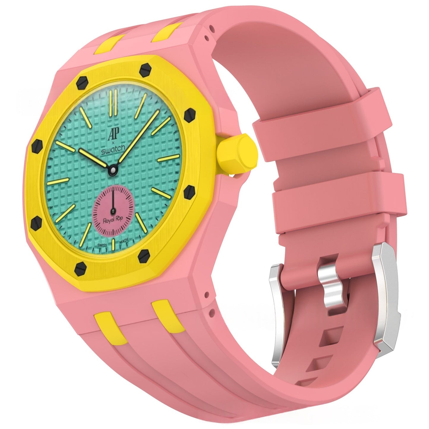 Suitable For The Royal Oak Co-branded Pocket Watch With An Integrated Strap
