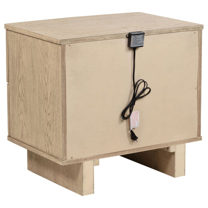 Kailani 5-piece California King Bedroom Set Beige Oak