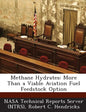 Methane Hydrates: More Than a Viable Aviation Fuel Feedstock Option - Paperback