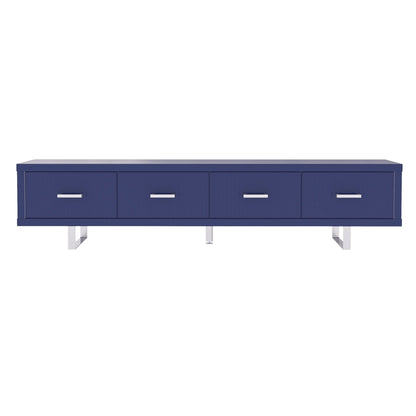 TV Stand With Slatted Drawers
