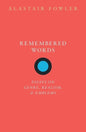 Remembered Words: Essays on Genre, Realism, and Emblems - Hardcover