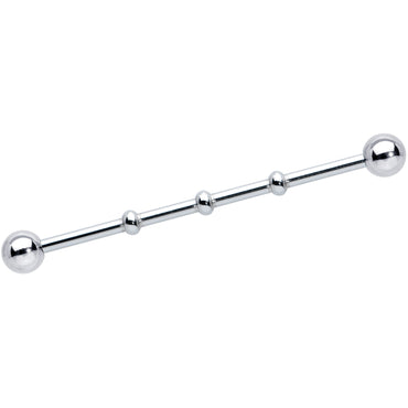 14G Loops Waves Industrial Project Bar 40mm Set of 5