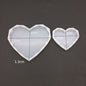Crystal Epoxy Love Diamond Swing Table Mould