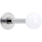 16G 5/16 Matte White Aurora Labret Monroe Tragus