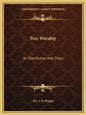 Tree Worship: Its Distribution and Origin - Paperback