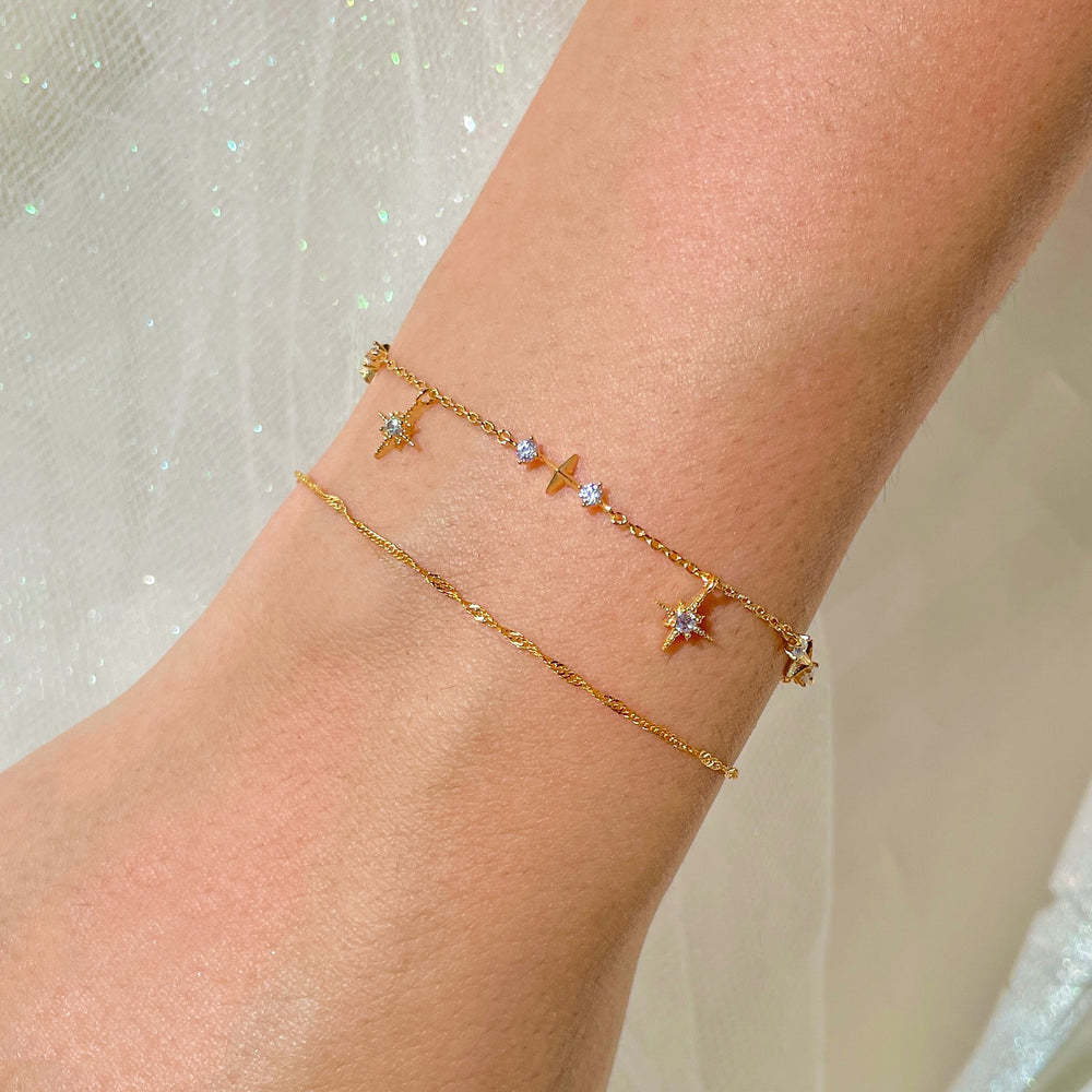 Pendant Bracelet Stainless Steel Anklet Fashionable And Trendy Womens Jewelry
