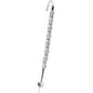 Clear CZ Gem Links Ear Cuff Bar Earring
