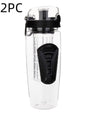 32Oz Fruit Infusing Infuser Water Bottle Water Fruit Bottle BPA Free Plastic Sport Fruit Infuser Water Bottles With Infuser Juice Shaker Drink Bottle Of Water