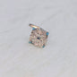 20G 7mm Lacy Rhombus Blue L-Shape Nose Ring
