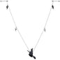 14G 9/16 Creepy Ghosts Witch Halloween Dangle Nipple Chain Set