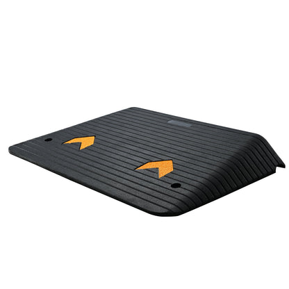 Threshold Ramp Rubber 4 In Non-Slip Beveled Edges Doorway 35.5x24.4 In