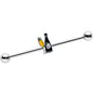 14G Champagne Bottle Flute Yellow Industrial Barbell 38mm