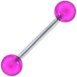 Barbell - MAGENTA MAGIC Tongue Ring