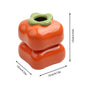1pc Spring New Year New Chinese Persimmon Vase Flower Arrangement Pen Holder Ceramic Sculpture Means Everything Is Satisfactory