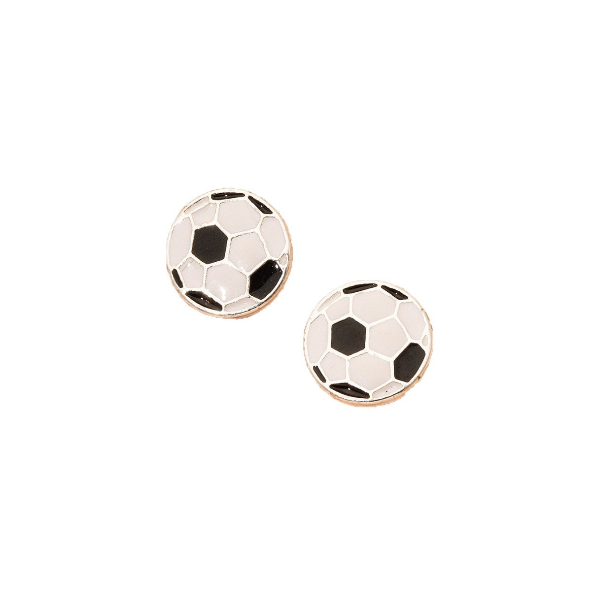 European And American Sports Series Football Ear Studs