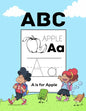 ABC Apple: Letter Tracing Books for Kids Ages 3-5 100 Pages Tracing Activity Book and Coloring Alphabet for Preschool - Paperback