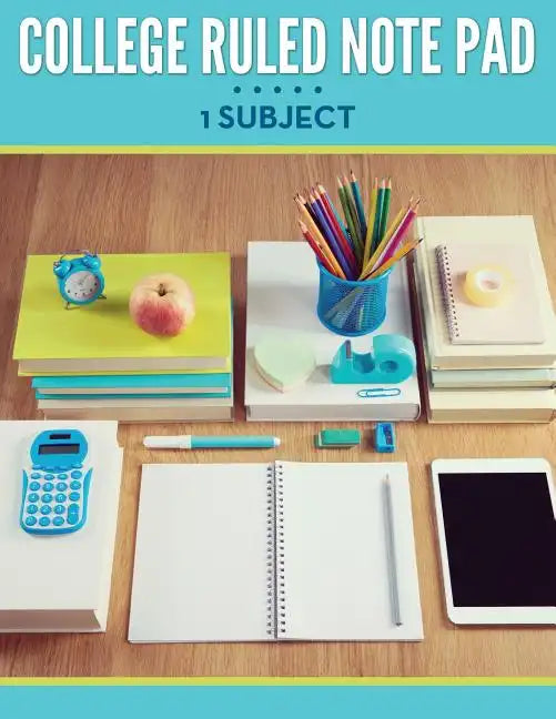 College Ruled Note Pad - 1 Subject - Paperback
