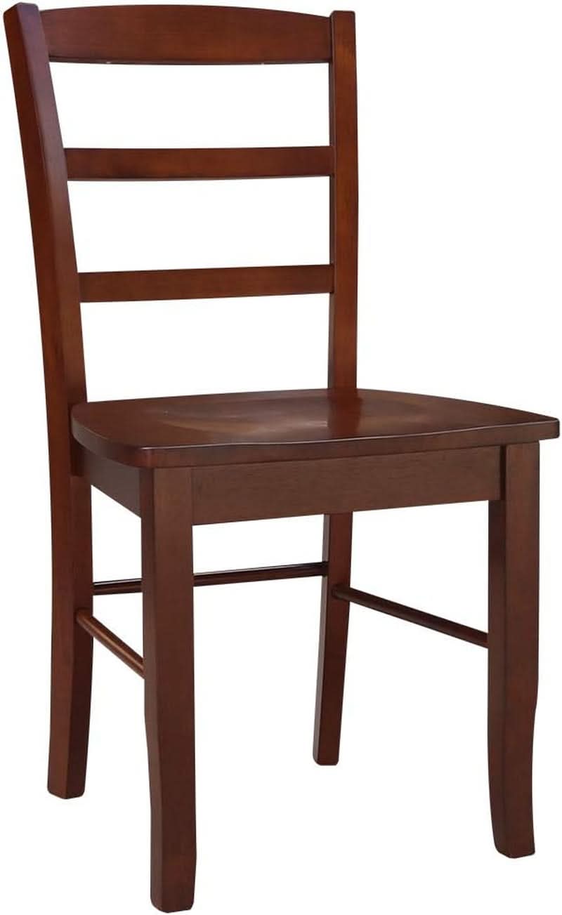 International Concepts Madrid Ladder Back Chair Espresso