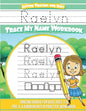 Raelyn Letter Tracing for Kids Trace my Name Workbook: Tracing Books for Kids ages 3 - 5 Pre-K & Kindergarten Practice Workbook - Paperback