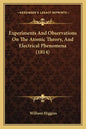 Experiments and Observations on the Atomic Theory, and Electrical Phenomena (1814) - Paperback