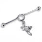 14G Clear Gem Bold Dragonfly Dangle Project Bar 38mm