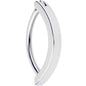 14G 9/16 316L Surgical Steel Smooth Style Hinged Hoop Belly Ring