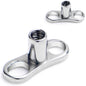 14G 2.5mm Rise Center Post Implant Grade Titanium Dermal Anchor Base