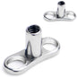 14G 3mm Rise Center Post Implant Grade Titanium Dermal Anchor Base