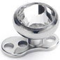 14G 5mm Gem Bezel Top 3 Hole Dermal Implant Grade Titanium Anchor Base