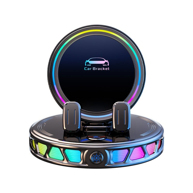 Iridescent RGB Ambient Light Car Wireless Charging Stand