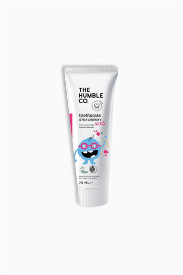 Humble Co. Children's Toothpaste - Gluten-Free, Vegan, SLS-Free with Sodium Fluoride for Kids Oral Health