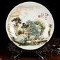 Ceramic Hanging Plate – Office & Living Room Asian Home Decor