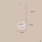 Bedside Chandelier Bedroom Dining Room Bar Long Line Single Head