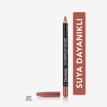 Flormar Mat Lip Liner - Waterproof, High-Pigment, Long-Lasting Lip Makeup for Active Lifestyles