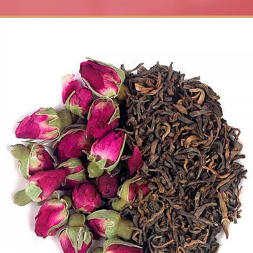Yunnan Pu’er Double Rose Brick Tea – Compressed Tea & Gift Box Set